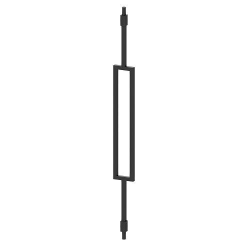 Cheshire Mouldings Geo Iron Landing Spindle - 850mm (Geoland)