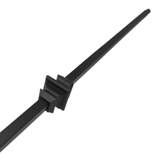 Radnor Matt Black Metal Baluster Spindle 12.5mm X 1120mm (Square)