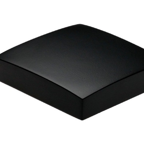 Flat Metal Newel Cap - Black 90 X 90mm